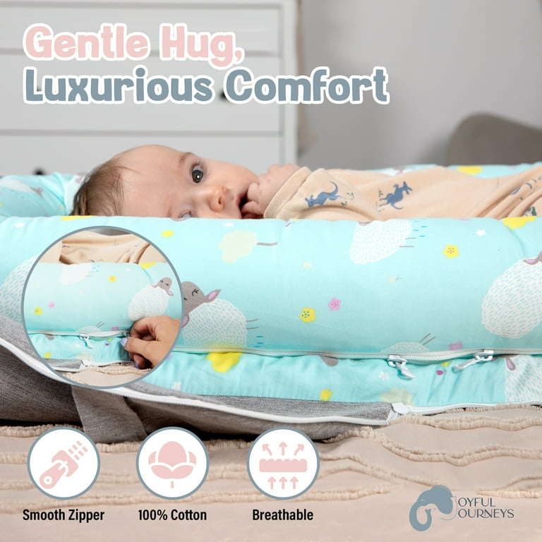 Baby Pillow Boppy Pillow Machine Washable Infant Pillow Boppy