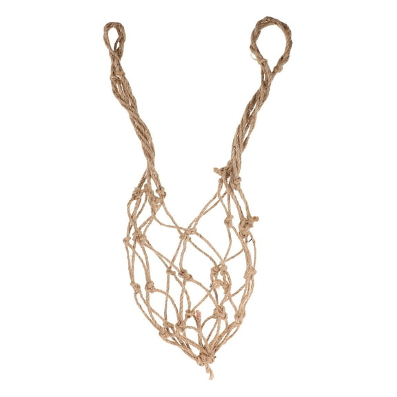 EXHUMKY Khaki BERTDOMD Reusable Mesh Bags High Strength for Fruit Vegetable Storage