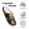 thumbnail image 5 of Kdxio Scientist Guinea Pig Women's Men's Slippers Plush Slip-On House Slipper for Winter Indoor Soft Cushion Non-slip Fluffy Slides Slippers-8, 5 of 7