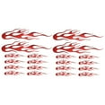 thumbnail image 4 of 20 Pcs  Flame Sticker Car Decal Decorative Vehicle Sticker Flame Automotive Sticker Vehicle Decal, 4 of 8