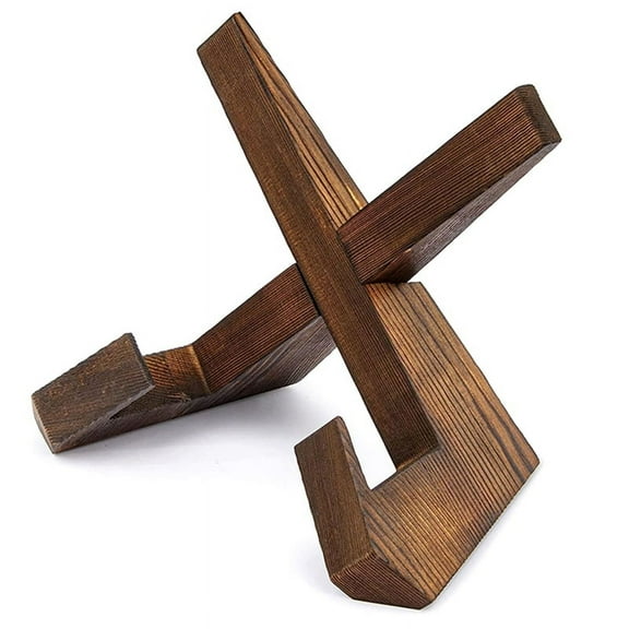Cookbook Stand for Kitchen Counter, Plate Holder for Display - Wooden Picture Frame y8700