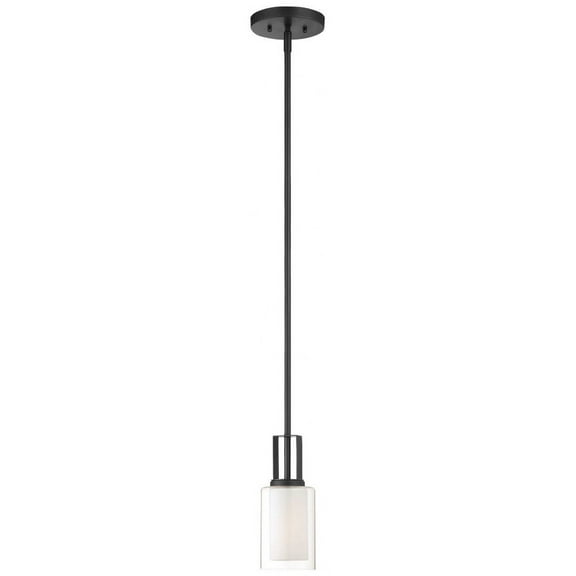 4101-66-Minka Lavery-Parsons Studio - 1 Light Mini Pendant in Transitional Style - 10 inches tall by 4.25 inches wide-Sand Coal Finish