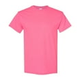 thumbnail image 5 of Gildan Short Sleeve T-Shirt for Men, Heavy Cotton Crewneck Classic Shirt, Safety Pink Tee, 3XL, 5 of 5