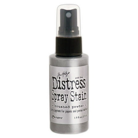 UPC: 0789541042198 | Tim Holtz Distress Spray Stain 1.9oz-Brushed Pewter