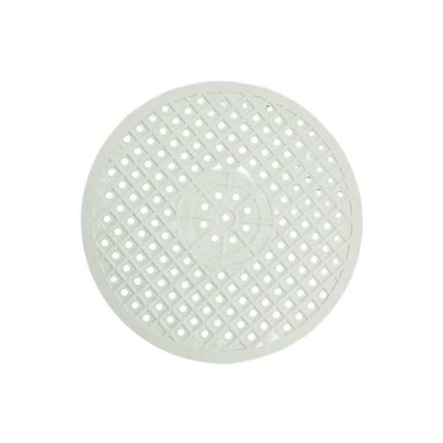 Tnarru Tapis d'Évier de Cuisine, Tapis Protecteur d'Évier Réutilisable Résistant à la Chaleur, Tapis de Séchage pour Vaisselle, Comptoir de Cuisine, Vaisselle, Évier Rond Blanc