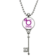 thumbnail image 1 of Pendentif Anniversaire Constellation Cancer Vintage Collier Clé en Argent Bijoux, 1 of 3