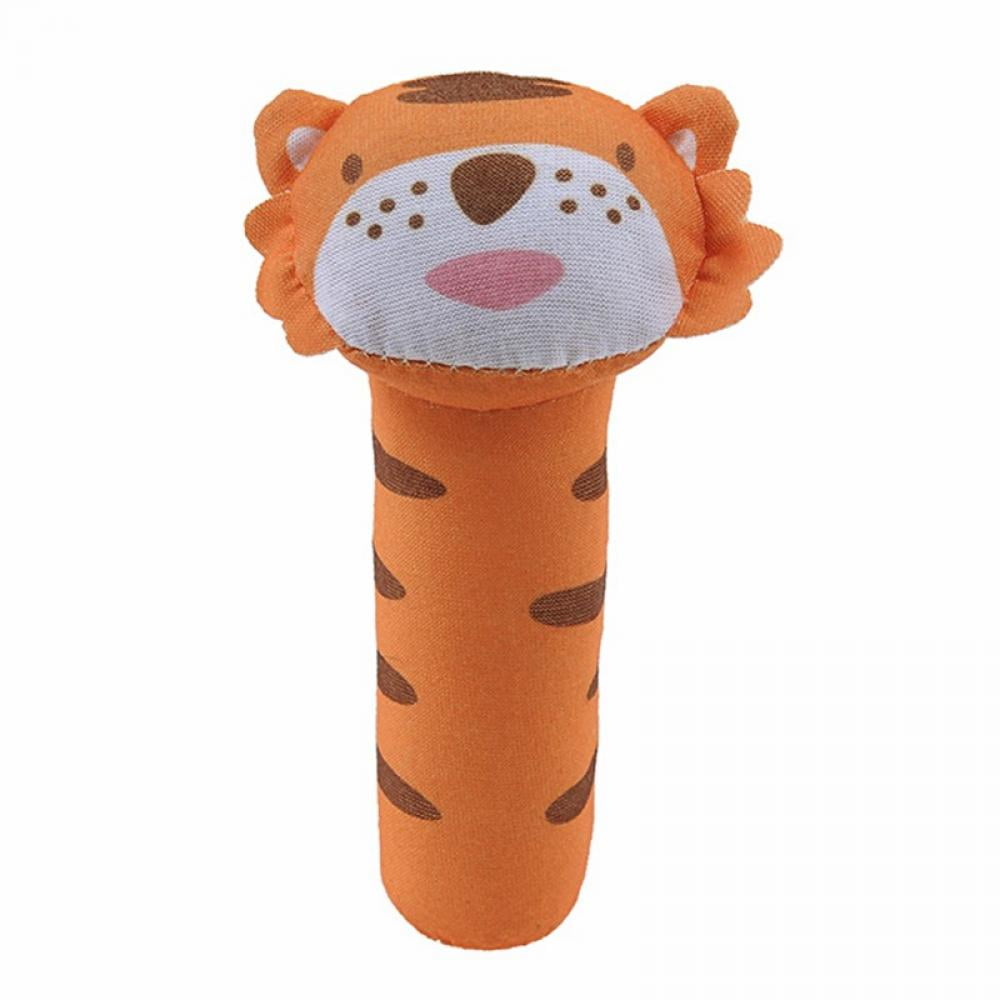 Cartoon Soft Plush Hand Baby Bell Toy Rattles Toys Animal Grasp Cloth Bell Gifts 