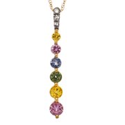 .737 Carat T.g.w. Sapphire And Diamond A