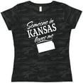 thumbnail image 3 of Inktastic Someone in Kansas Loves Me Women's T-Shirt, 3 of 5