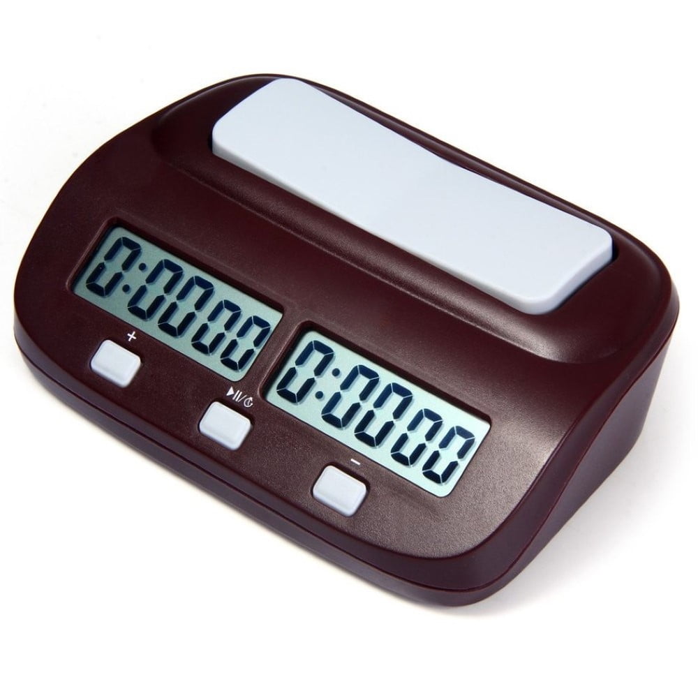  Digital Chess Clock - Customizable Chess Timer for  Professional, Tournament Play - Incremental Time Control Fischer Clock -  Also Great for Scrabble, Shogi, Go, and Other Competitive Board Games :  Toys & Games