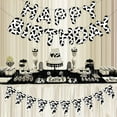 thumbnail image 6 of Cow Happy Birthday Bunting Banner with Cow Print Pennant Banner, Farm Cow Print Birthday Party Supplies, Barnyard Western Cowboy Cowgirl 1st 2nd 3rd Birthday Party Decor, 6 of 6