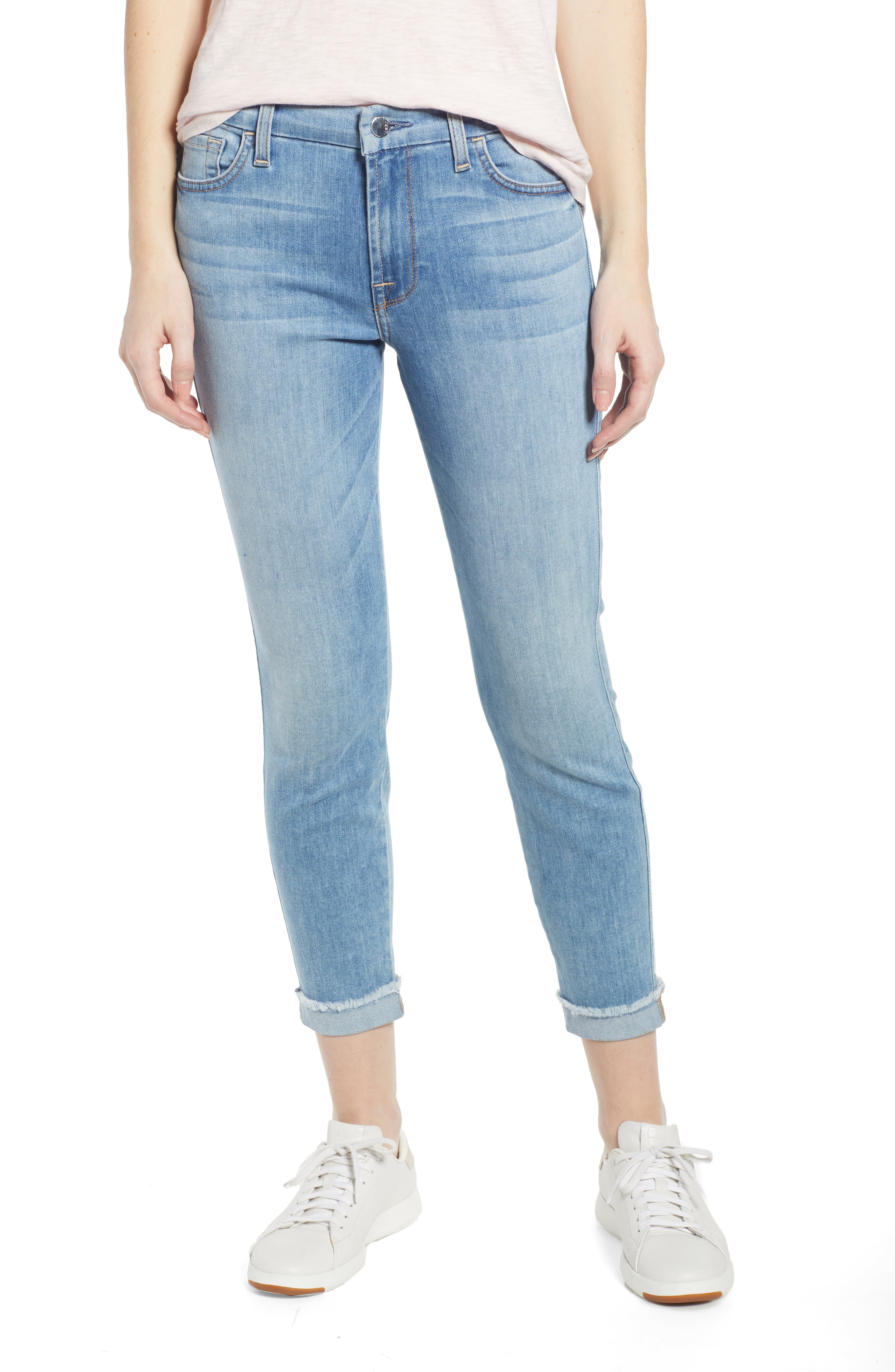 womens jeans raw hem