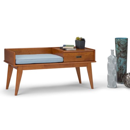 Wyndenhall Tierney Solid Hardwood 48 Inch Wide Mid Century Modern