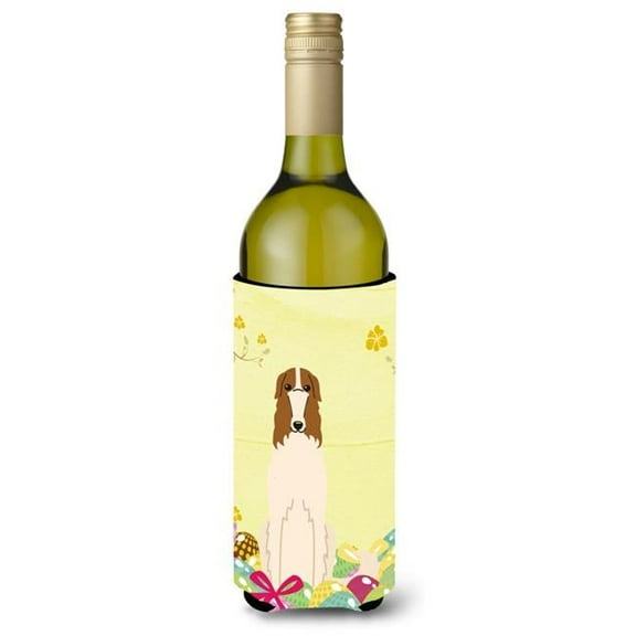 Easter Eggs Borzoi Wine Bottle Beverge Insulator Hugger