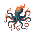 thumbnail image 4 of cartoon Octopus Theme Stickers, Waterproof Octopus Theme Sticker for Water Bottle Laptop Phone Cases Planner Skateboard Luggage Helmet Party Favor Decor, Ideal for Adults Teens Teacher Rewards, 4 of 9
