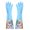 BU, variant on TopLLC Cleaning Gloves Flower Rubber Velvet Long Gloves Household Gloves Antiskid Household Dish Washing Cleaning Gloves