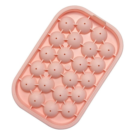 

Clearance!SDJMa Round Ice Cube Trays Mini Ice Ball Maker Mold for Freezer Easy-Release Silicone & Flexible Circle Ice Cube Tray Making 22PCS Sphere Ice Chilling Cocktail Whiskey Tea & Coffee