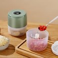 thumbnail image 2 of Qholemyo Mini Wireless Garlic Masher Rechargeable Food Chopper Garlic Mincer Tool For Baby Supplementary Food Preparation Kitchen Gadgets, 2 of 4