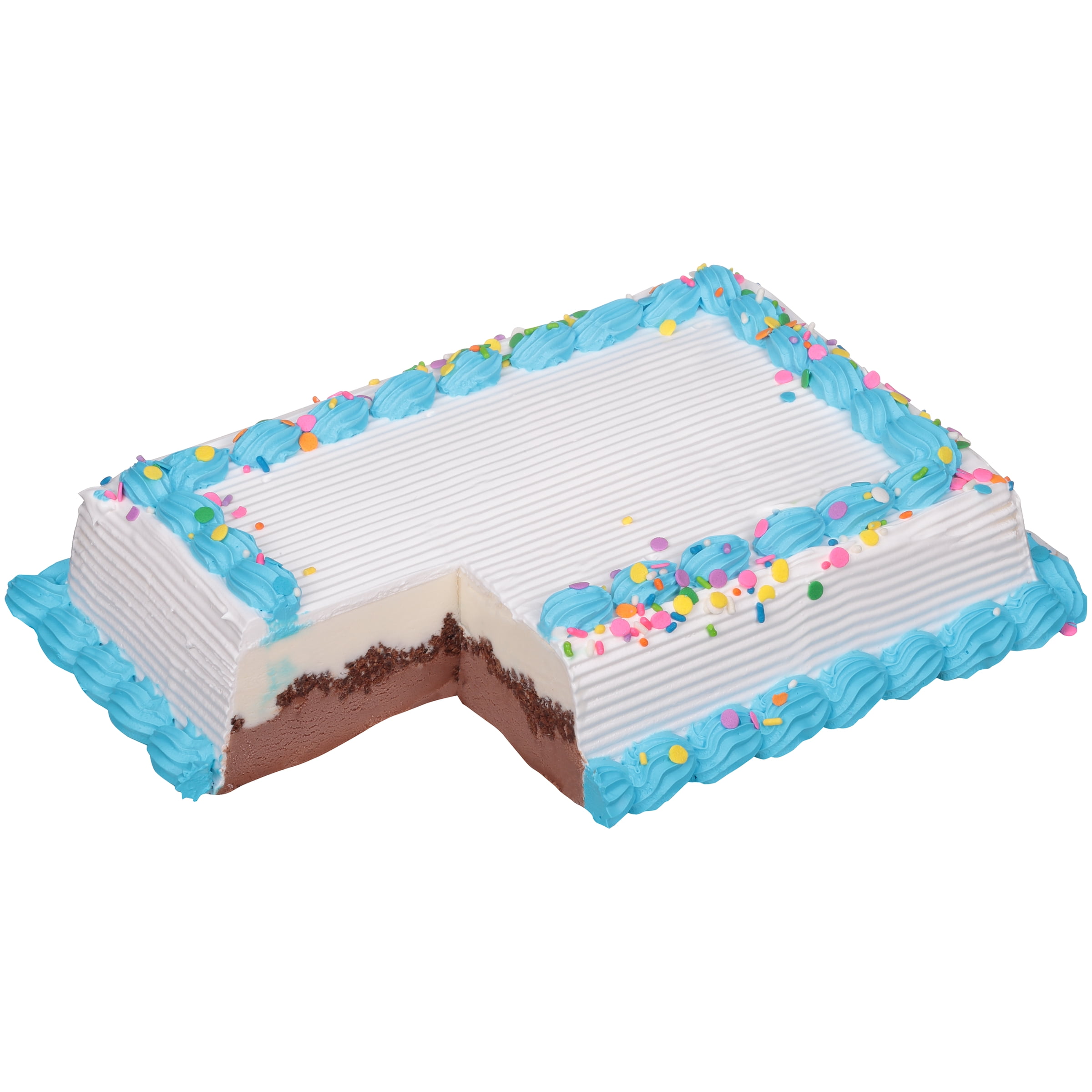 Carvel Family Size Chocolate and Vanilla Ice Cream Cake, Crunchies, 75 fl oz (Frozen)