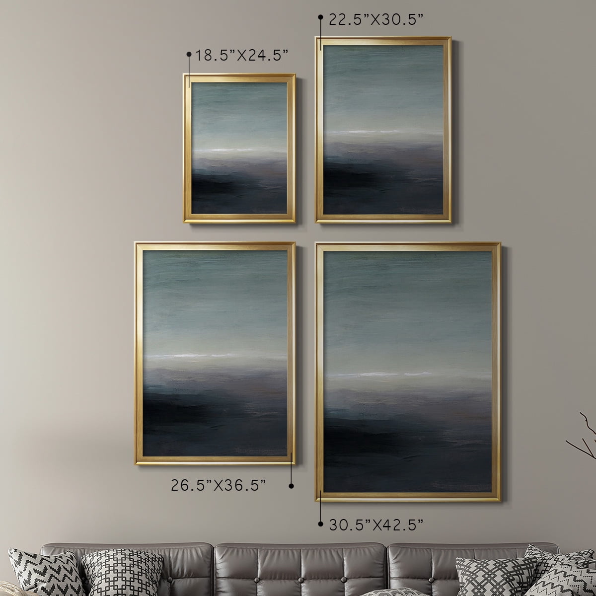Windy Moor I Premium Framed Print - Ready to Hang