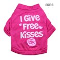 thumbnail image 3 of Greeniant Ropa Camisa Primavera Verano Patrón de algodón Disfraces Collar Ropa elástica Abrigo Belleza para perros pequeños Chihuahua Ropa para mascotas Rosa roja S Greeniant PT003727-12B, 3 of 6