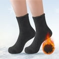 thumbnail image 3 of DQRPSEETB Fuzzy Socks 2 Pairs Cozy Slipper Fluffy Socks Casual Socks for Men Winter Warm Soft Cabin Stocking Comfy Sleep Socks Slipper Socks for Men, 3 of 3