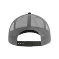 thumbnail image 3 of Atlantis Headwear ZION Sustainable Five-Panel Trucker Cap-Black/ Dark grey, 3 of 3