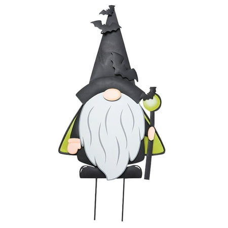 

Halloween Decor Outdoor Halloween Decor Halloween Decorations Indoor Halloween Autumn Metal Gnome Garden Stake Decorative Garden Patio Backyard Orna - Product No.397 A