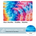 thumbnail image 2 of Tie Dye Non-Slip Polyester Door Rug Chair Mat Kitchen Rugs, Machine Washable, 2 of 6