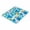 Blue, variant on Tropical Pineapple Print Pet Cooling Mat Reversible Summer Heat Relief Pad with Non- Bottom for Dogs and Cats(Blue-40x30cm)