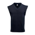 thumbnail image 2 of BLCHUNen Tops for Men Trendy Sleeveless Pullover V Neck Loose Stretch Breathable Sports Active Gym Athletic Casual Tank Tops, 2 of 7