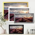 thumbnail image 4 of Designart 'Dramatic Clouds and Sunrise Over Lavender Field V' Farmhouse Framed Art Print, 4 of 4