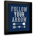 thumbnail image 1 of Robinson, Tamara 11x14 Black Modern Framed Museum Art Print Titled - Follow Your Arrow, 1 of 5