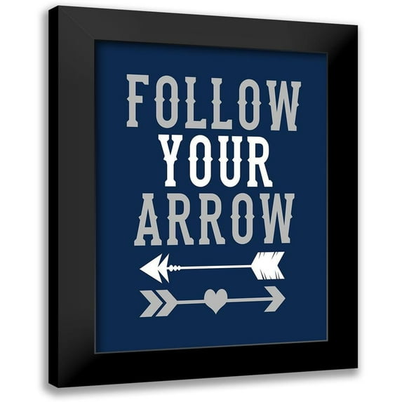 Robinson, Tamara 11x14 Black Modern Framed Museum Art Print Titled - Follow Your Arrow