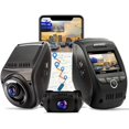 thumbnail image 1 of Rexing V1P Max 4K Uhd Cámara De Tablero De Doble Canal 3840X2160 Frontal + 1080P Cámara De Tablero De Automóvil Gps Wifi Trasera Con Supercondensador De Visión Nocturna Grabación En Bucle De Gran Angu, 1 of 1