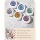 thumbnail image 2 of 2026 Metallic Gel Nail Polish Set,Mirror Painted Glitter Nail Art Chrome Polish Gel Sculpture Gel Design Long Lasting,6 Pack (6 7 ml), 2 of 5