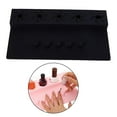 thumbnail image 1 of Soporte para pulir uñas Yinane de silicona Negro, 1 of 8