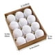 thumbnail image 4 of Bolas decorativas navideñas, 12 bolas de terciopelo flocadas, adornos navideños de plástico, adornos colgantes para árbol de Navidad, adornos navideños de 3,15 pulgadas, adornos navideños para exterio, 4 of 7