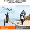 thumbnail image 2 of SMACO Mini Scuba Tank 1L Scuba Tank Support About 20 Minutes S400 Scuba Diving Tank Diving Equipment with Hand Pump,Black, 2 of 7