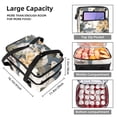 thumbnail image 3 of Animal Insulated Double Layered Lunch Bag with Two Compartments, Large Capacity 7.1x11.4x16.1 Inches, Handheld Meal Bag for Men and Women, 3 of 6