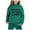 Green, variant on Children's Long Sleeved Hooded Hoodie Set Girl Outfits Size 6x