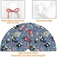 thumbnail image 6 of Cartoon Skull and His Friends Christmas Tree Skirt 36" Decor Mat for Thanksgiving Halloween Xmas New Year Holiday Party Home Holiday Occasion Decorations, 6 of 6