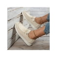 thumbnail image 3 of UKAP Mocasines de mujer Zapatos sin cordones Zapatos de lona con estampado de leopardo Zapatillas de deporte informales, 3 of 8