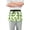 Cartoon Cute Crocodiles, variant on Cute Doodle Fishes Server Apron with 3 Pockets Waterproof Waitress Waist Short Apron for Man Woman 12 Inches