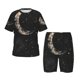 thumbnail image 1 of Balery Abstract Starry Sky Moon Conjunto de Pijama Infantil de Manga Corta con Estampado – Ropa de Dormir de Algodón Suave-3X-Large, 1 of 4