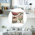 thumbnail image 5 of nygtbtfer Merry Christmas Throw Pillow Covers Pillow Case Pink Christmas Farmhouse Decorative Cushion Case for Home Office Room Couch Sofa White, 5 of 7