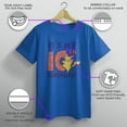 thumbnail image 3 of Boy's Pokemon It’s My 10th Birthday Pikachu Graphic Tee Royal Blue Large, 3 of 10