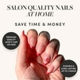 thumbnail image 7 of Glamnetic x Fanatics Press On Nails - Alabama Crimson Tide | Short Almond Fake Nails, NCAA Crimson Tide Red French Tips, College Nails, Salon-Quality | 15 Sizes - 30 Nail Kit with Glue, 7 of 7