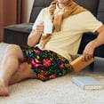 thumbnail image 5 of Sikiie Mexican Flower Traditional1 Mens Pajama Shorts, Lightweight Lounge Pant with Pockets Soft Sleep Pj Shorts for Men3X-Large, 5 of 6