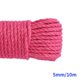 thumbnail image 1 of sweethay Rollo de cuerda de cáñamo de Color, cuerda de hilo, accesorios de cuerda hechos a mano DIY, herramienta para hacer álbumes de Decoración del hogar Rosa roja 5 mm x 10 m, 1 of 6